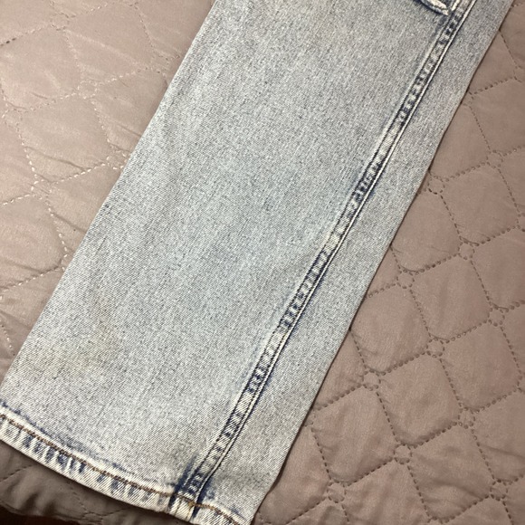 Abercrombie & Fitch The Ankle Straight Ultra High Rise Jeans Patch Size 24/00L - Picture 5 of 16